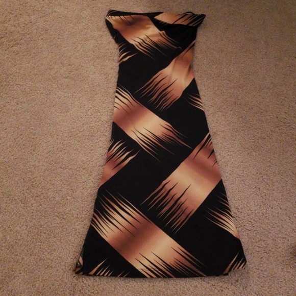 The Blue Age Black Brown Dress - Picture 1 of 6